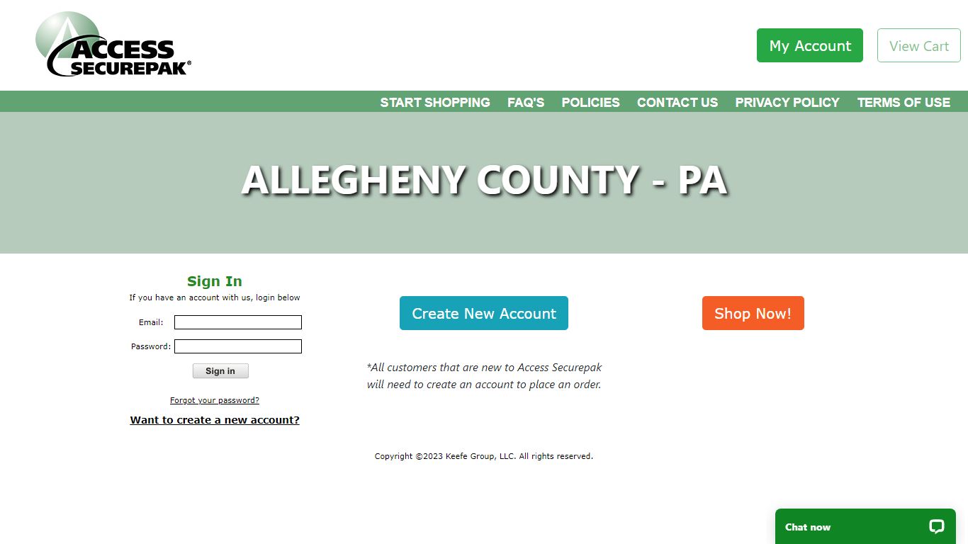 Allegheny County Jail Package Program - PA - Access Securepak